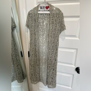 Eileen Fisher cardigan knit medium